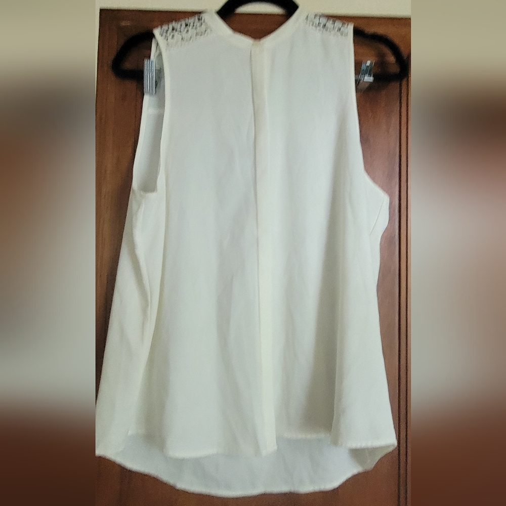 Michael Kors Cream Slit Tank Top #25